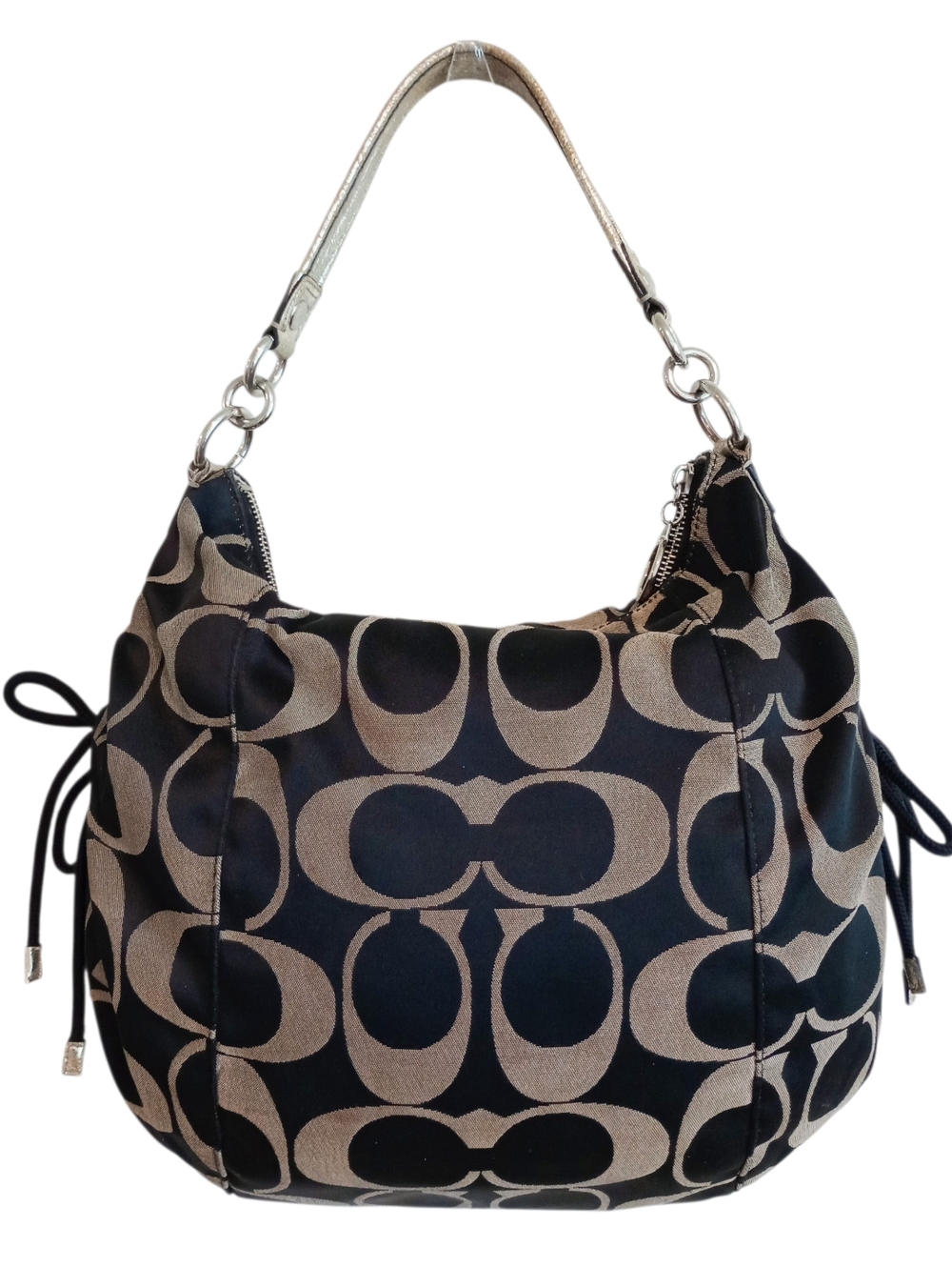 Coach Poppy Signature Hobo Style Shoulder Bag PROJECT BAG - Picture 4 of 14